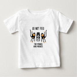 Camiseta Para Bebê Anafilaxia Crianças Advertências Alérgicas
