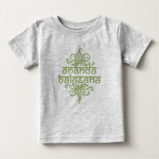 Camiseta Para Bebê ananda balasana (bebê feliz)