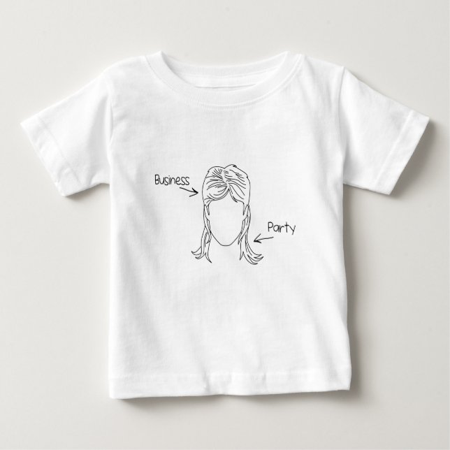 Camiseta Para Bebê Anatomia do salmonete (Frente)