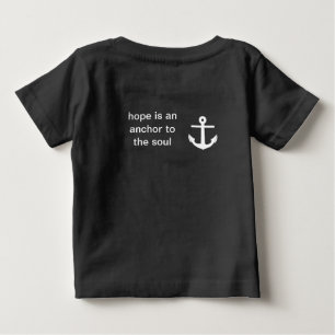Camiseta Para Bebê Âncora de esperança de t-shirt infantil