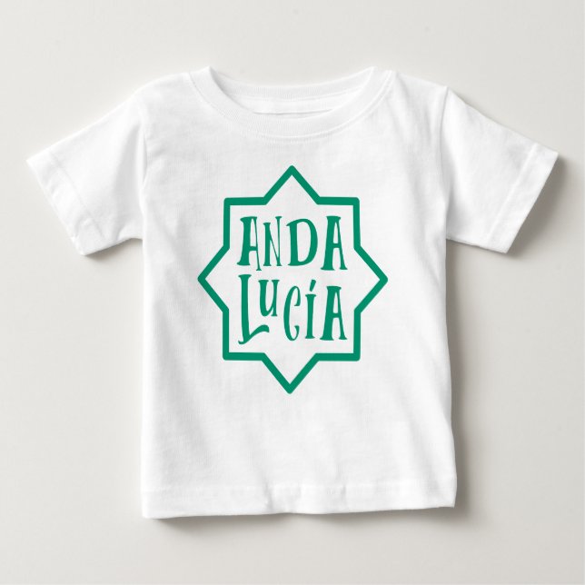 Camiseta Para Bebê Andalucia 5 (Frente)