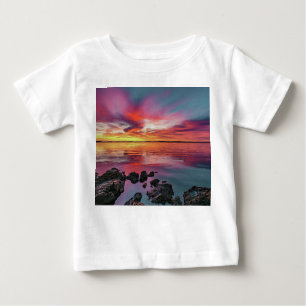 Camiseta Para Bebê "Ande pelas ondas: Ocean Vibes Tee"
