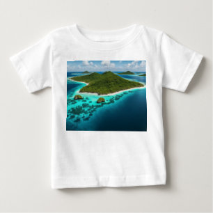 Camiseta Para Bebê "Ande pelas ondas: Ocean Vibes Tee"
