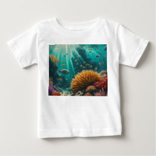 Camiseta Para Bebê "Ande pelas ondas: Ocean Vibes Tee"