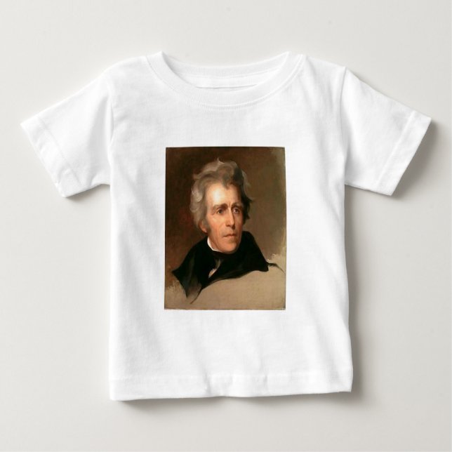 Camiseta Para Bebê Andrew Jackson (Frente)