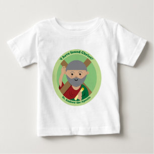 Camiseta Para Bebê Andrew, o Apostle