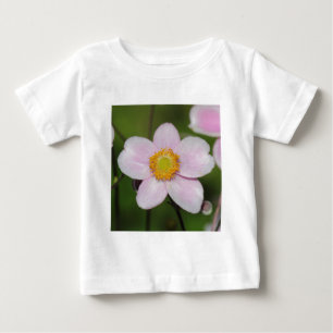 Camiseta Para Bebê Anemone Rosa