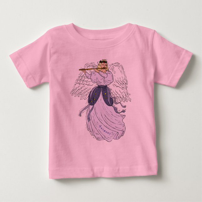 Camiseta Para Bebê Angel Of Harmony Shirt (Frente)