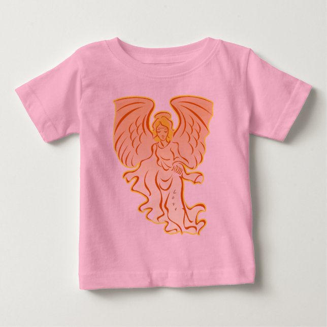 Camiseta Para Bebê Angel Of Love Shirt (Frente)