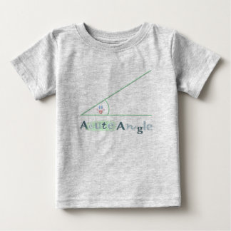 Camiseta Para Bebê Ângulo agudo