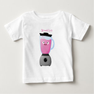 Camiseta Para Bebê Animação do aparelho de cozinha de misturador de c