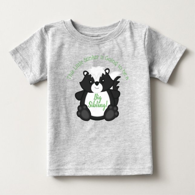 Camiseta Para Bebê Animais da Floresta Chá de fraldas (Frente)