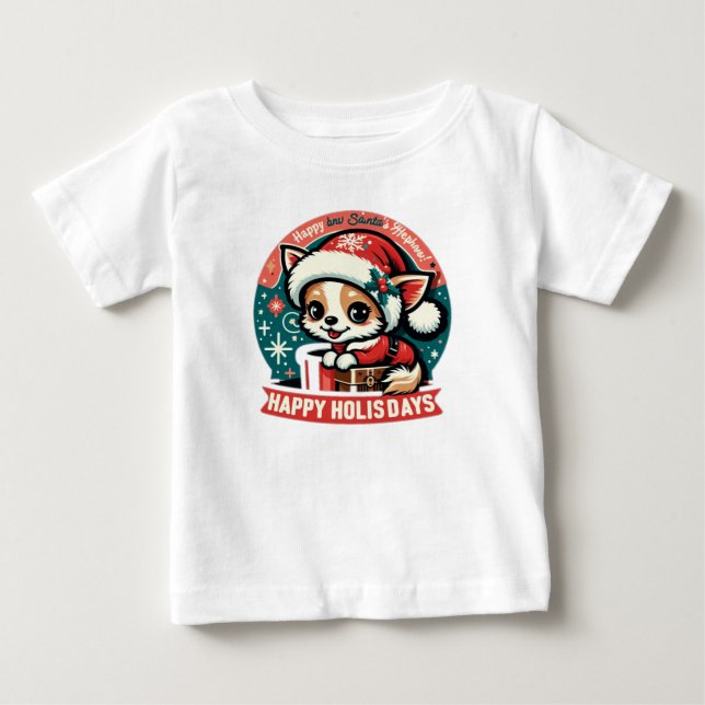 Camiseta Para Bebê Animais de Corte (Frente)