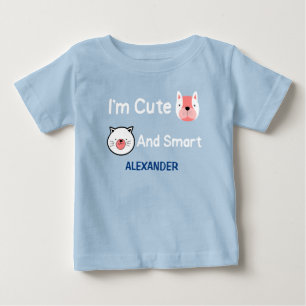 Camiseta Para Bebê Animais de Estimação Gatos Cachorros Fofos Persona
