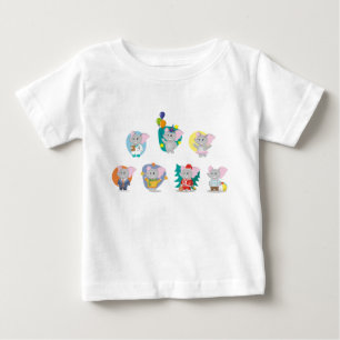 Camiseta Para Bebê animais, elefantes, fotos de crianças elefantes