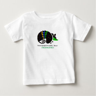 Camiseta Para Bebê Animais selvagens - ARMADILLO - Brasil - Animais a