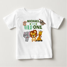 Animais Selvagens Safari 1rua Primeiro Aniversário