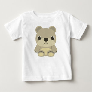 Camiseta Para Bebê animais, ursos, natureza