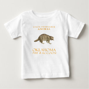 Camiseta Para Bebê Animal de Pelagem do Território de Oklahoma O Guax