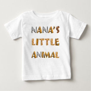Camiseta Para Bebê Animal pequeno