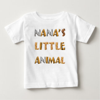 Camiseta Para Bebê Animal pequeno
