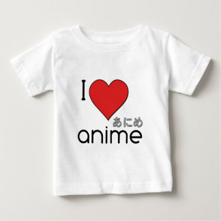 Camiseta Para Bebê Anime