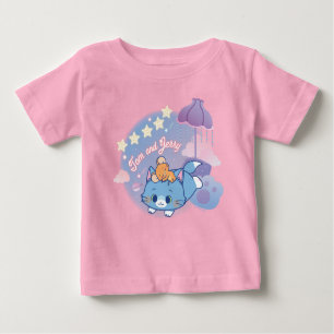 Camiseta Para Bebê Anime as noites de Tom e Jerry Dreamy