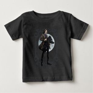 Camiseta Para Bebê Anime Sirius Black Animagus