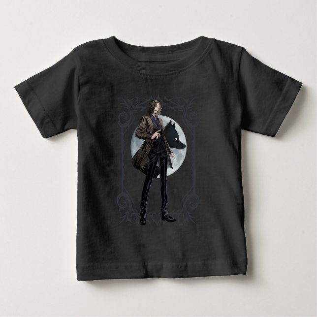 Camiseta Para Bebê Anime Sirius Black Animagus (Frente)