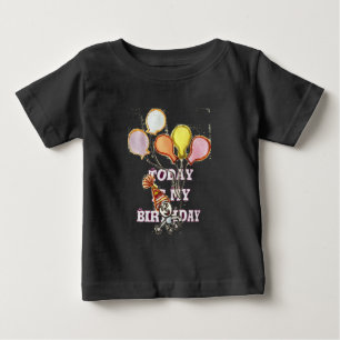 Camiseta Para Bebê Aniversário