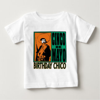 Camiseta Para Bebê ANIVERSÁRIO CHICO de Cinco de Mayo
