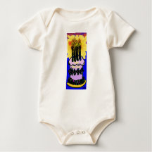 Aniversário de bebê Bolo