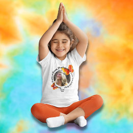 Camiseta Para Bebê Aniversário do 70 de Borboleta Hippie Retro