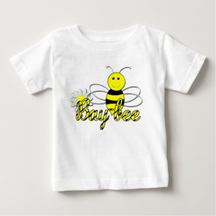 Camiseta Para Bebê Aniversário do bebê - Bumble a abelha uma