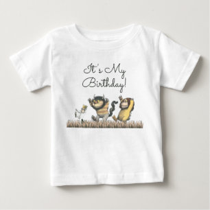 Camiseta Para Bebê Aniversário do Onde Vivem os Monstros