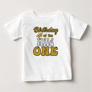 Camiseta Para Bebê Aniversário do Selvagem