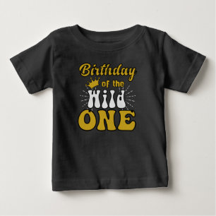 Camiseta Para Bebê Aniversário do Selvagem