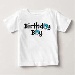 Camiseta Para Bebê Aniversário dos Gêmeos Thing One e Thing Two | Men