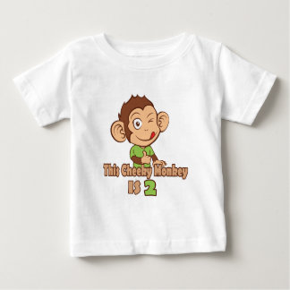 Camiseta Para Bebê Aniversário engraçado da criança de 2 anos do