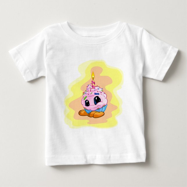 Camiseta Para Bebê Aniversário JubJub (Frente)