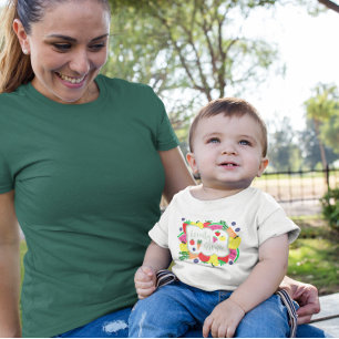 Camiseta Para Bebê Aniversário no Mercado de Produtores Local