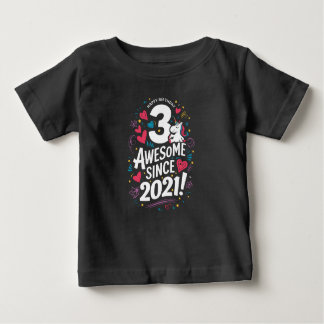 Camiseta Para Bebê AniversárioDivertido