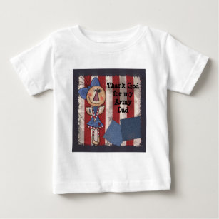 Camiseta Para Bebê Anjo Americano Primitivo
