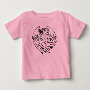 Camiseta Para Bebê Anjo-da-guarda