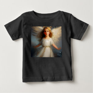 Camiseta Para Bebê Anjo de Natal 2