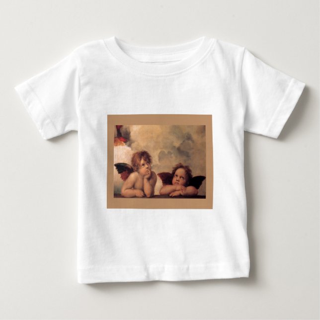 Camiseta Para Bebê Anjo Fé Raphael Bênção Fofa (Frente)