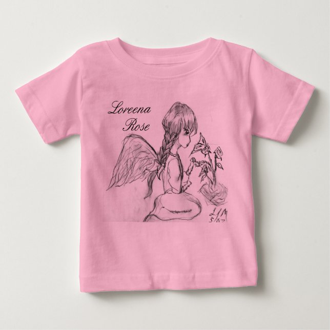 Camiseta Para Bebê Anjo para um anjo (Frente)