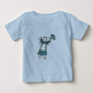 Camiseta Para Bebê Anjo Patriótico