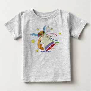 Camiseta Para Bebê Anjo Pequeno da Baba