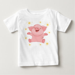 Camiseta Para Bebê Ano das Garras dos Porcos